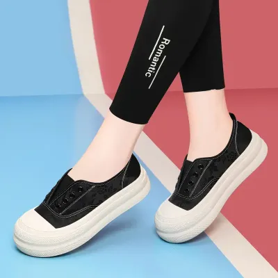 CHINESE STYLE SATIN CASUAL SHOES